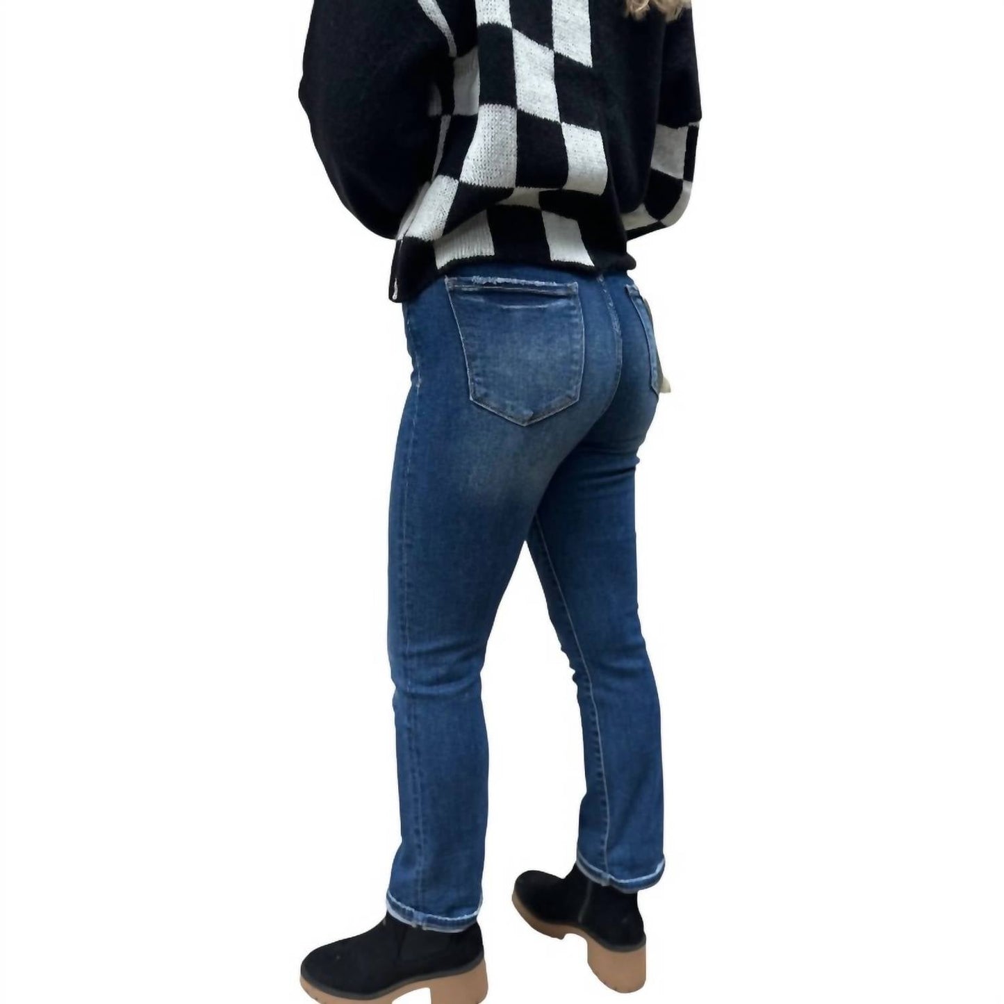 Risen - Lago High Rise Straight Jeans