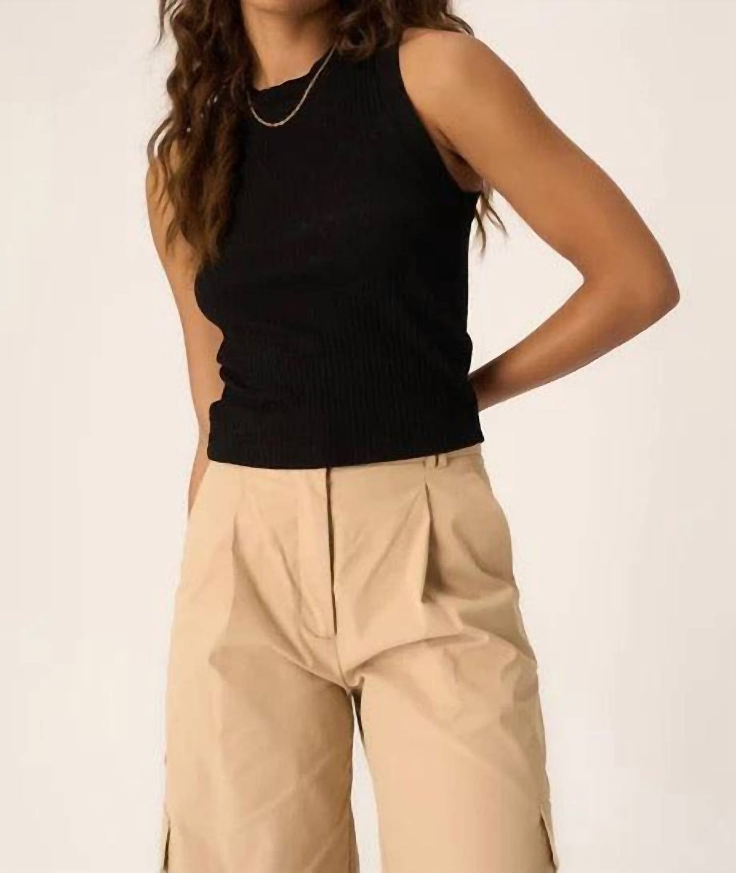 Project Social T - Player Fitted Racerback Rib Tank