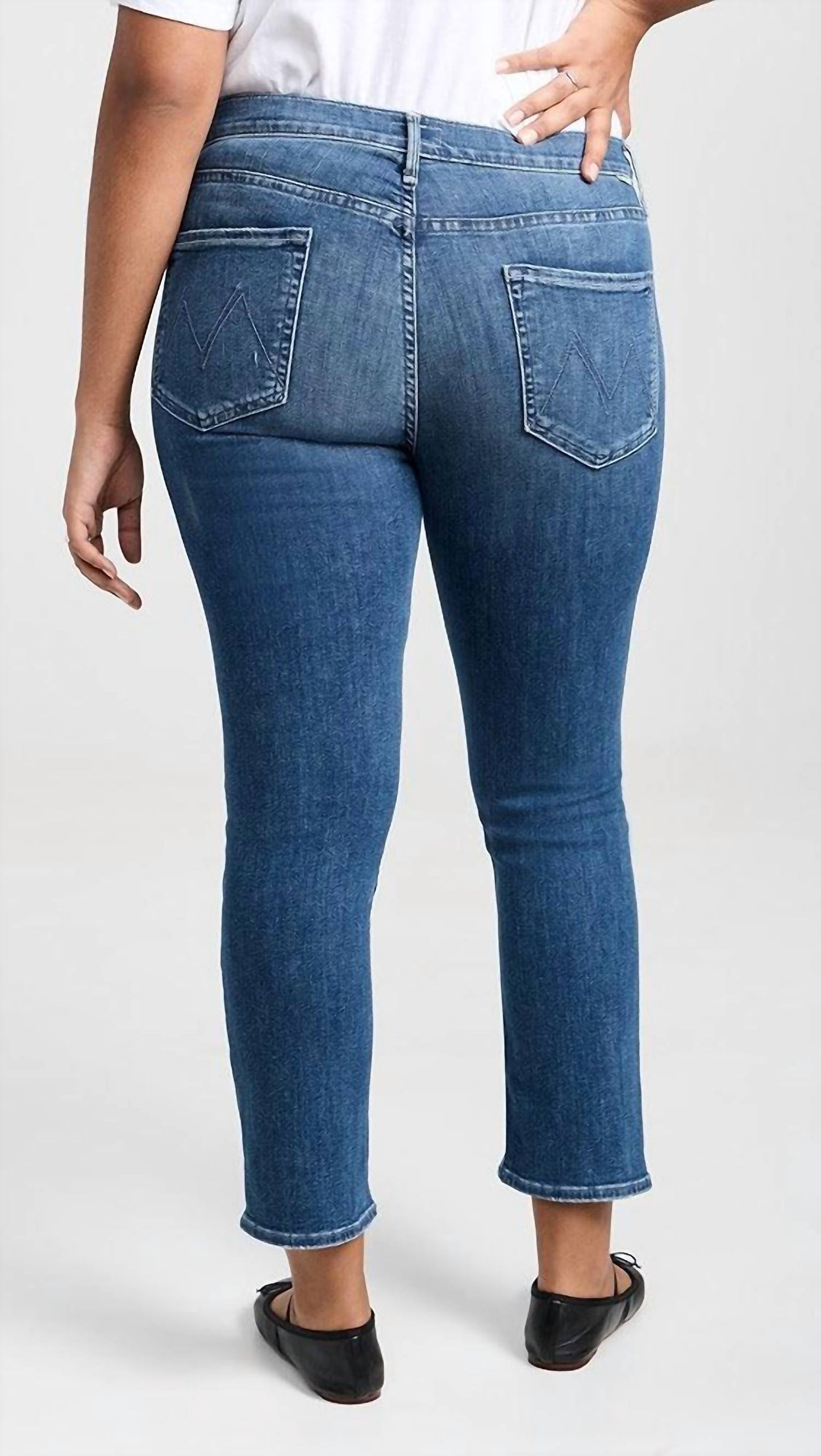 Mãe - Calça Jeans Dazzler de Cintura Média