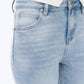 Bayeas - Mid Rise Bootcut Denim Jeans