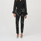 Joseph Ribkoff - Silky Knit Abstract Print Pull-On Pants