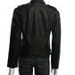 Bb Dakota - Baxley Embroidered Faux Leather Moto Jacket