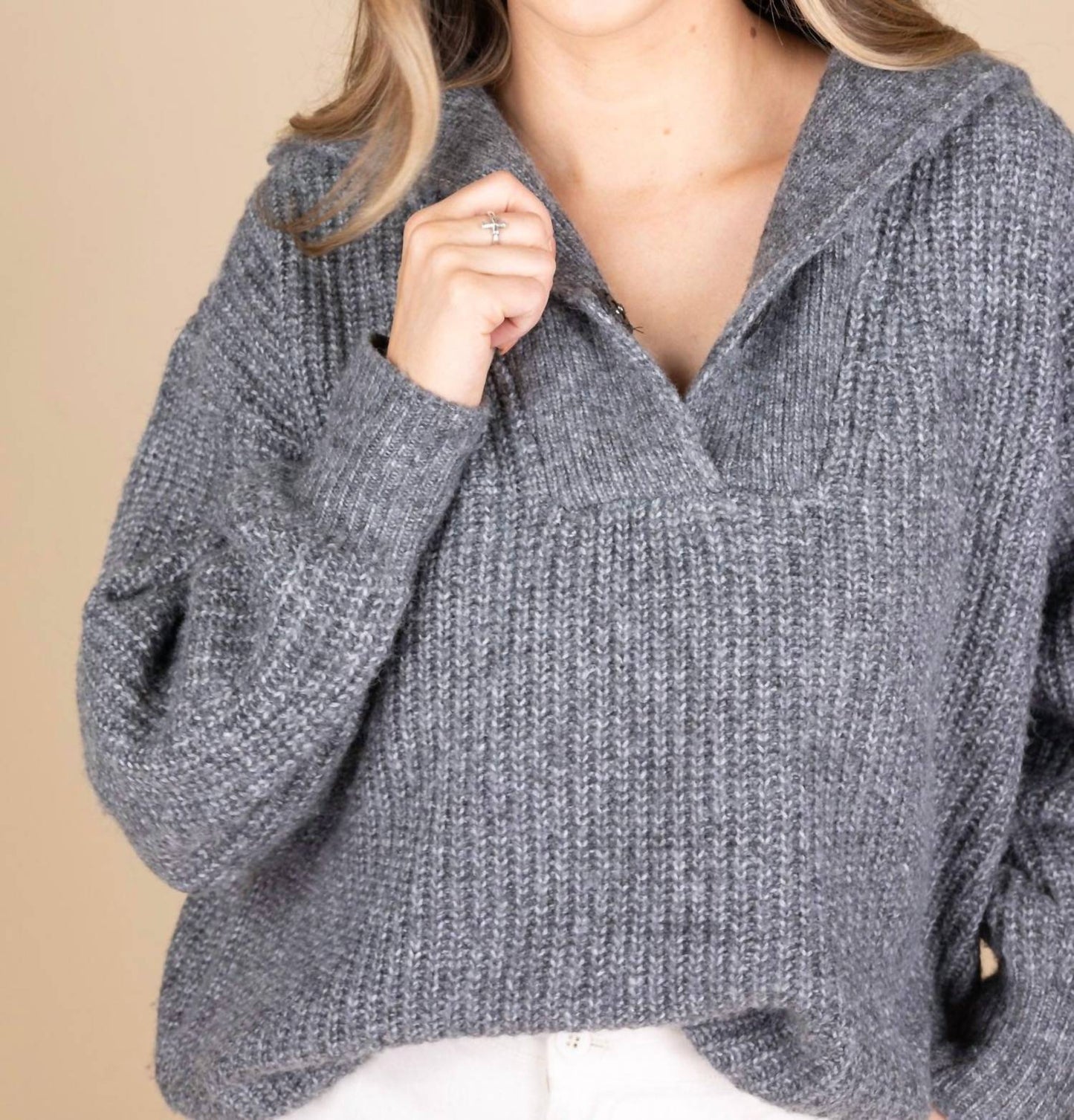 Aemi + Co - Sawyer Collared Sweater