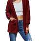 Double Take - Full Size Teddy Hooded Jacket with Pockets