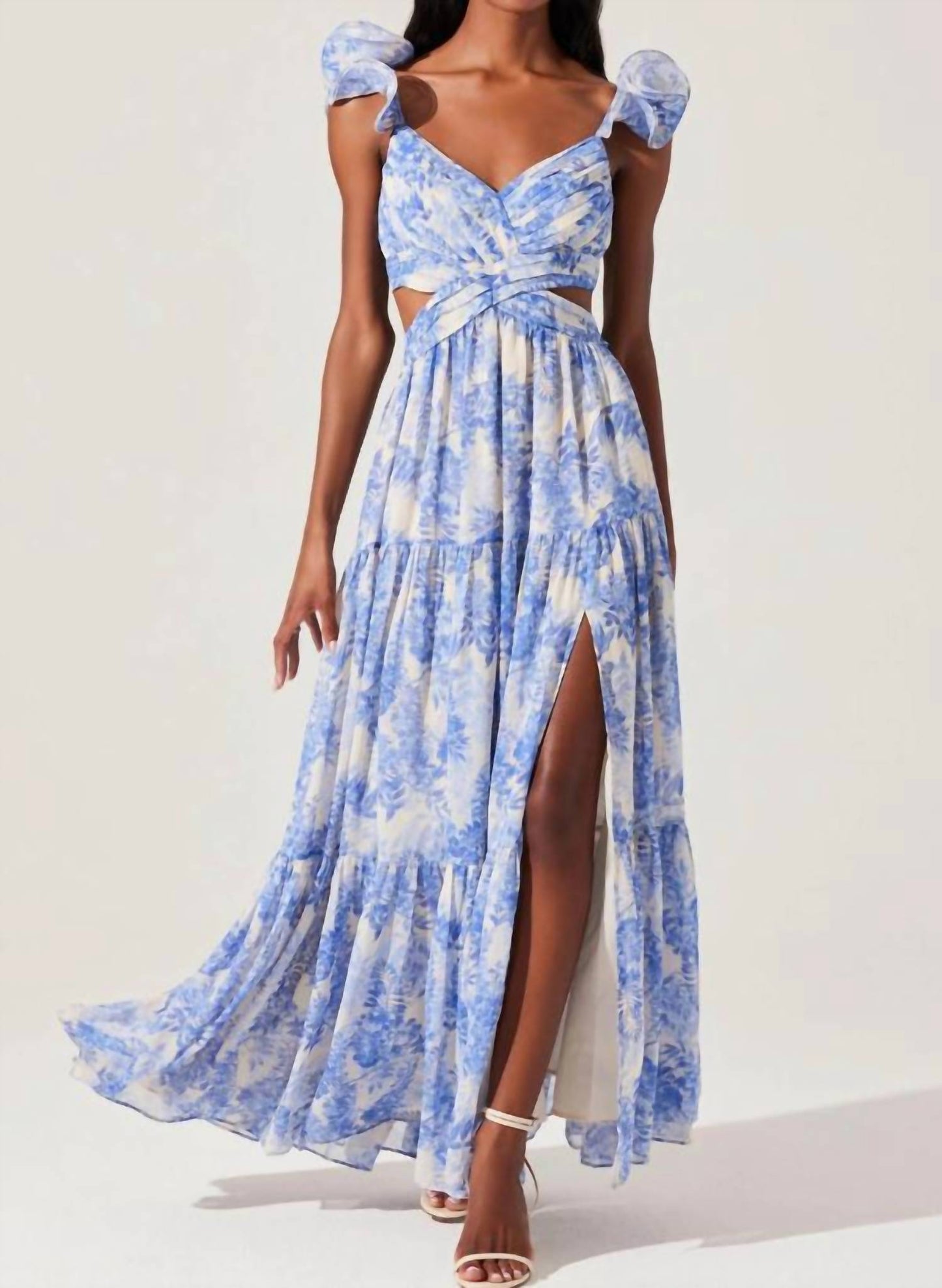 Astr - Fritillaria High Slit Maxi Dress