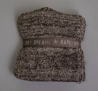 Barefoot Dreams - Conjunto de gorro e cachecol pompom chique e aconchegante
