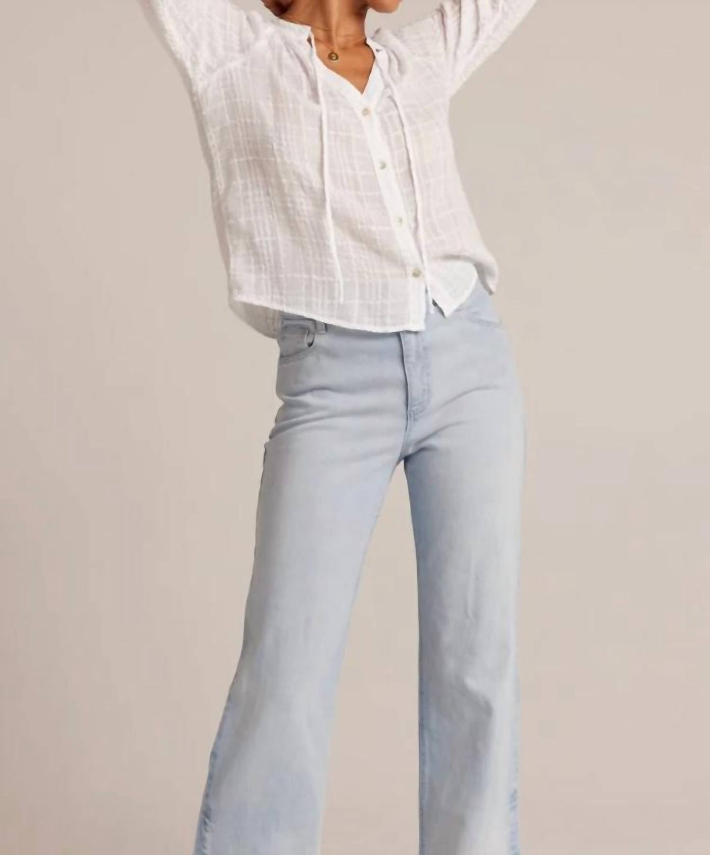 Bella Dahl - Women's Full Sleeve Raglan Button Down Shirt