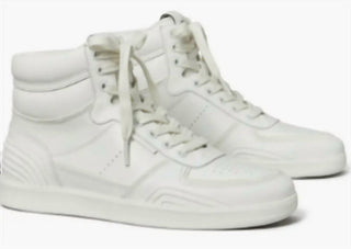 Tory Burch - Tênis Feminino Clover Court High Purity Bianco Cano Alto