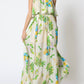 Aakaa - Tube elastic waised belted maxi Dress