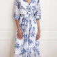 Joseph Ribkoff - Wrap Front Floral Dress Style