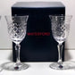 Waterford Crystal CASTLES OF IRELAND Set of 4 White Wine Glasses 7"