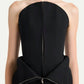 Alexander Mcqueen - Curved Strapless Bustier