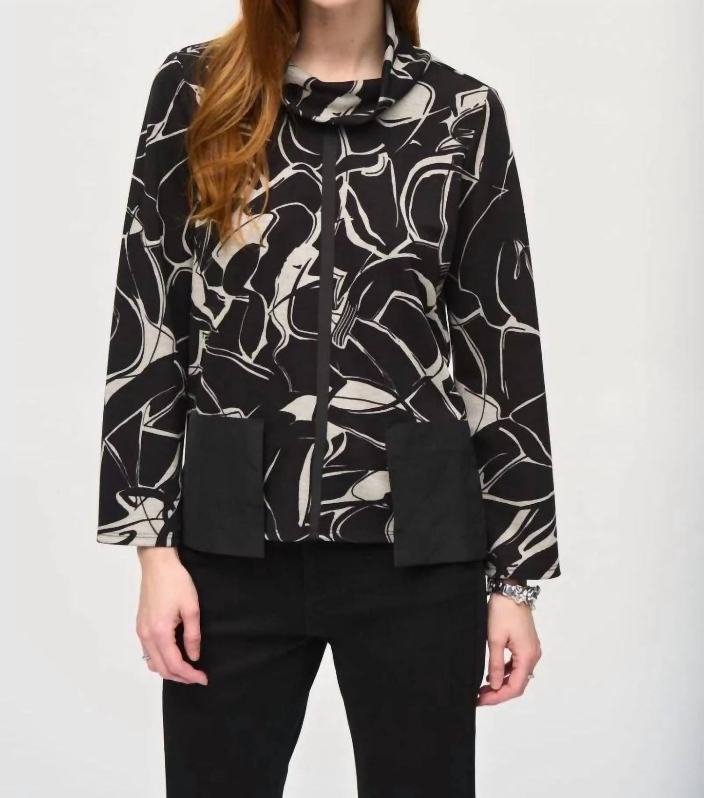 Joseph Ribkoff - Abstract Print Top