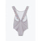 Arsène Et Les Pipelettes - Girls Striped Swimsuit