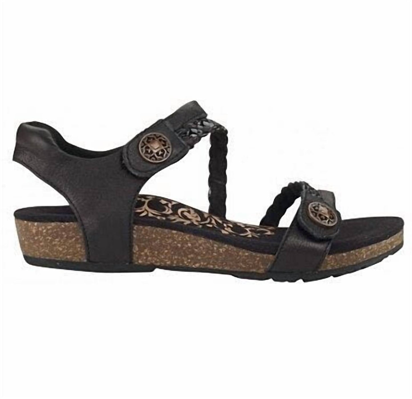 Aetrex - Women's Jillian Braided Quarter Strap Sandal