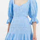 French Connection - Cilla Broderie Cut Out Mini Dress