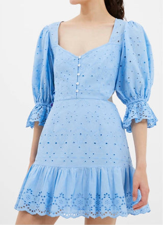 French Connection - Vestido curto recortado Cilla Broderie