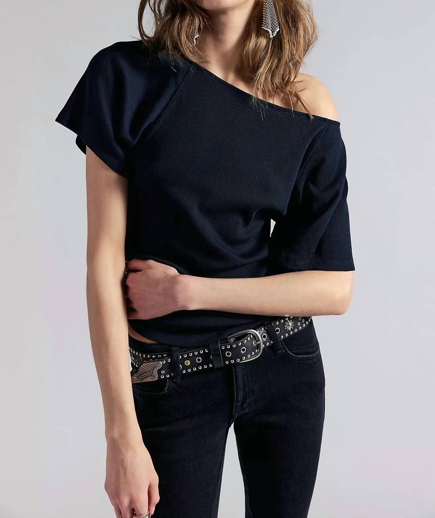 Free People - Lucy Off-the-shoulder Tee