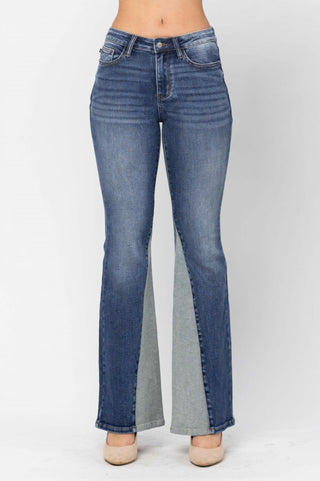 Judy Blue - Women's Inseam Panel Flare Jeans