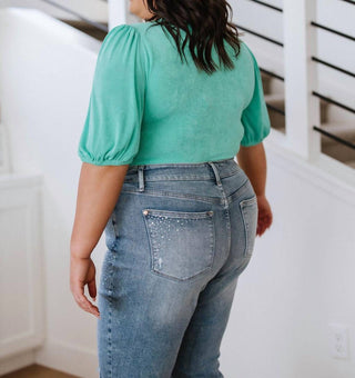 White Birch - Body com decote quadrado Total Vision