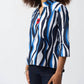 Joseph Ribkoff - Woven Abstract Print Trapeze Top