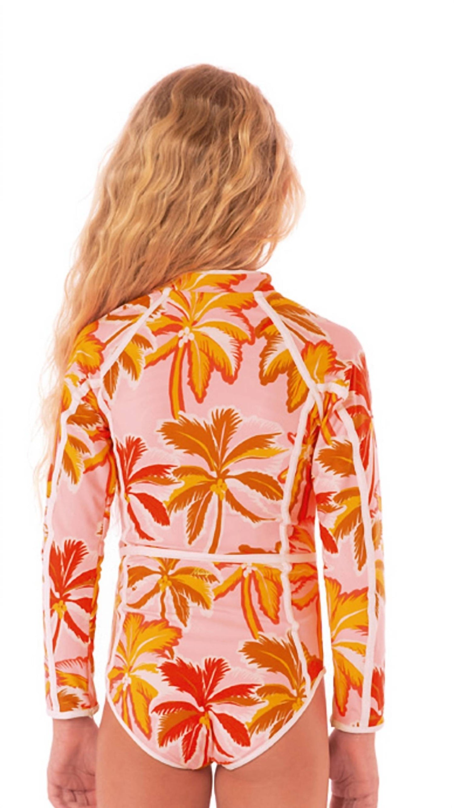 Maaji - Kids Pink Palms Moorea One Piece