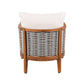 Outdoor Unique Tub Design 4-Seat Sofa Set with Woven Rope