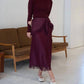 Mima Rosso - Burgundy Knit Top