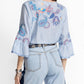 Johnny Was - Embroidered Ruffle Sleeve Blouse