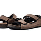 Wasak - Men's Heath Leather Velcro Sandals