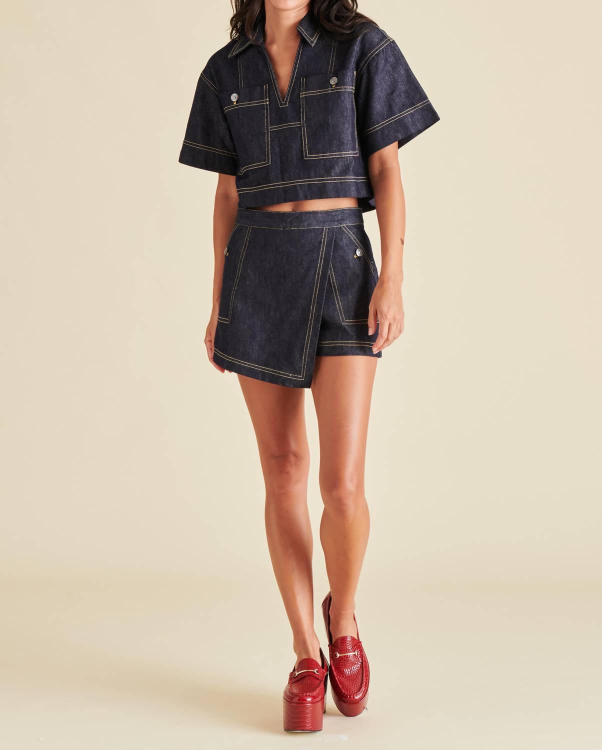 Steve Madden - Jai Short Sleeve Top