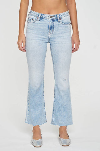 Daze - Runaway Cupid Crop Flare Jeans