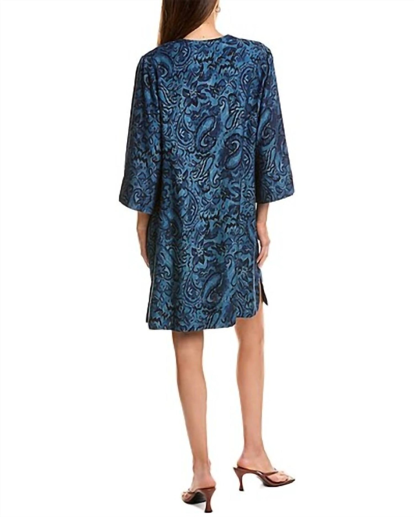 Johnny Was - TIE FRONT KIMONO SLEEVE DRESS