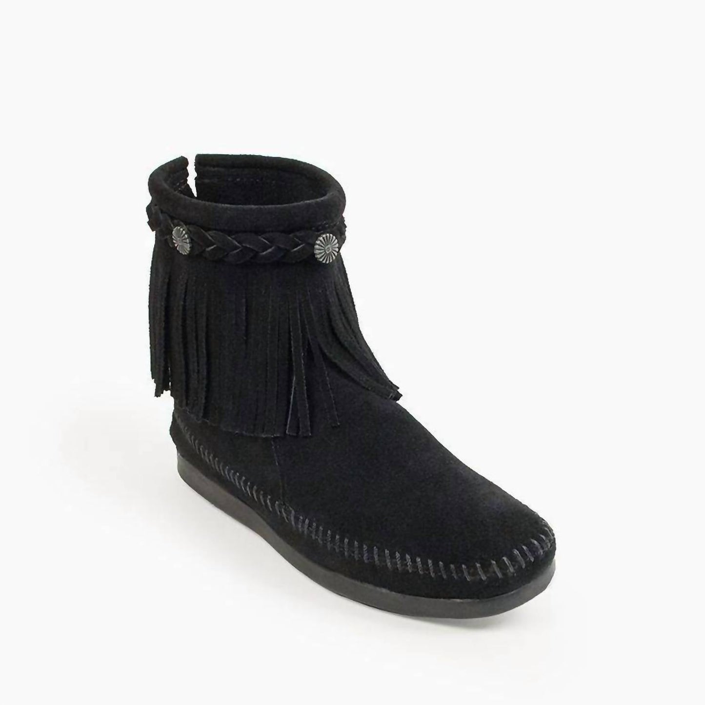 Minnetonka - Women's High Top Back Zip Moccasin Boot