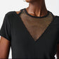 Joseph Ribkoff - Rhinestone Mesh Detail Top