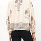 Oliphant - Mandarin Pintuck Blouse
