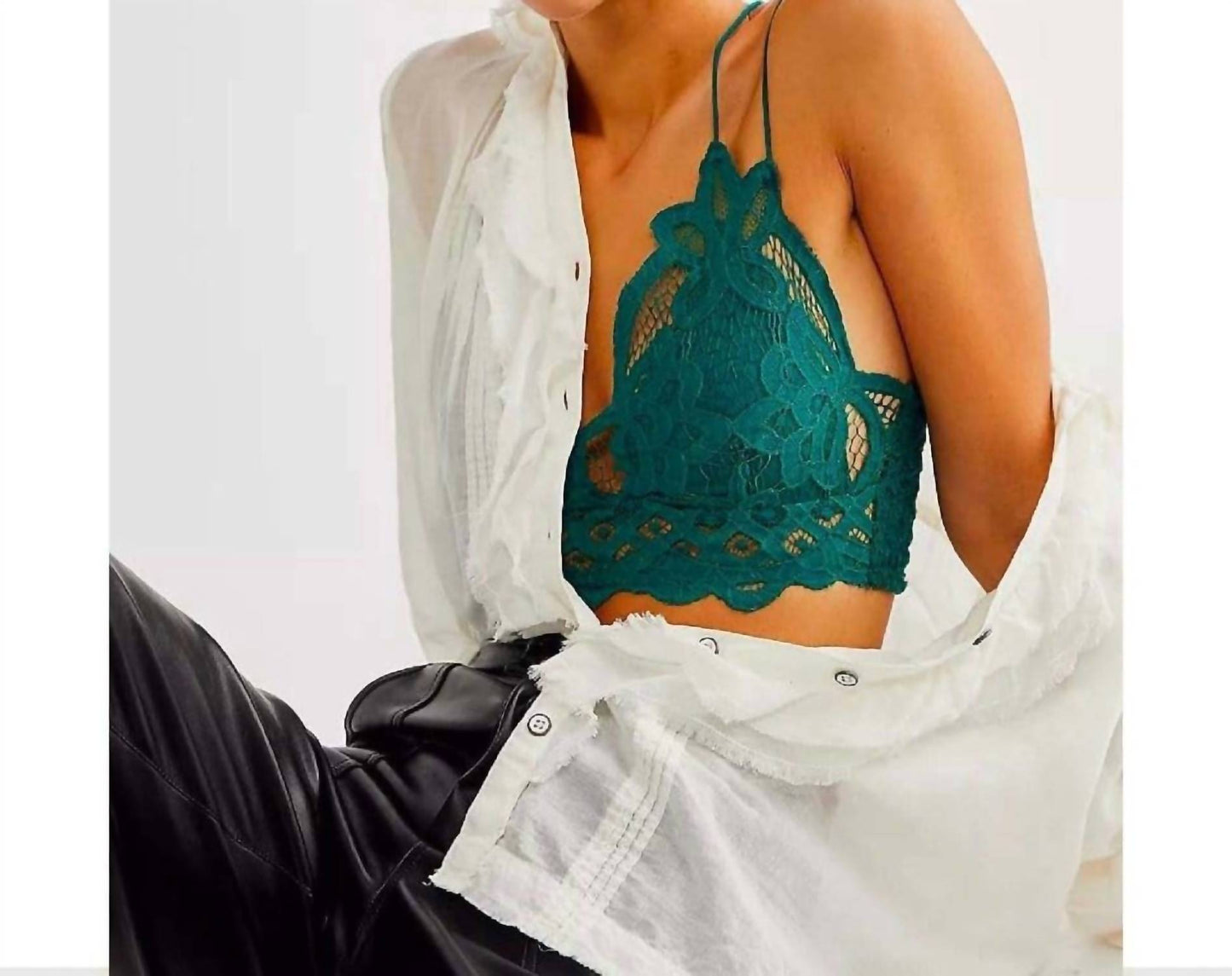 Free People - Adella Longline Lace Bralette