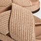 Roam - Cross Stack Raffia Platform Sandals