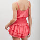 Do+Be - Wrap Smocked Waist Ruffle Dress