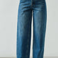 Aaron & Amber - Women's Comfy Slim Semi Barrel Pants