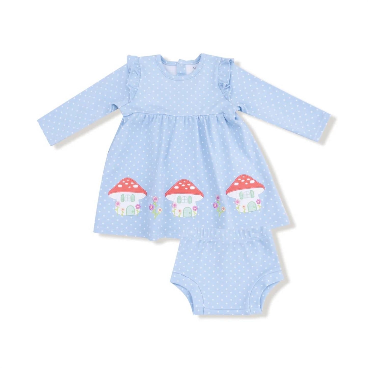 Angel Dear - Girls' Bebe Dress With Diaper Cover
