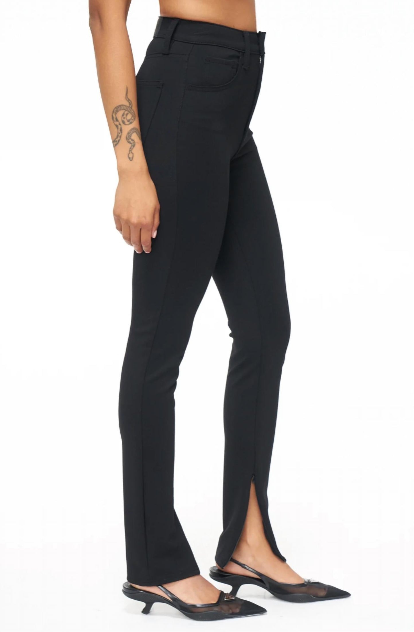 Pistola - Women's Kendall High Rise Scuba With Zippers Skinny Pant
