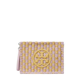 Tory Burch - Bolsa clutch xadrez de crochê Ella
