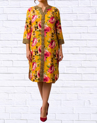 Calypso - Demi Shirt Midi Dress