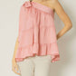 Entro - Satin One Shoulder Top