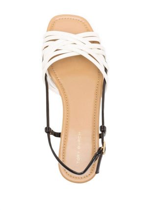 Tory Burch - Sandália de couro com várias tiras