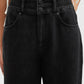Allsaints - Hailey Frayed Hem Denim Straight Jean