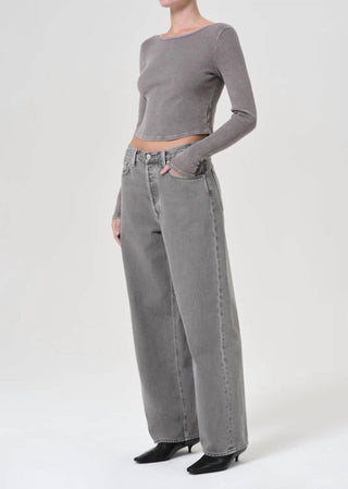 Agolde - Camiseta Manga Longa Nova