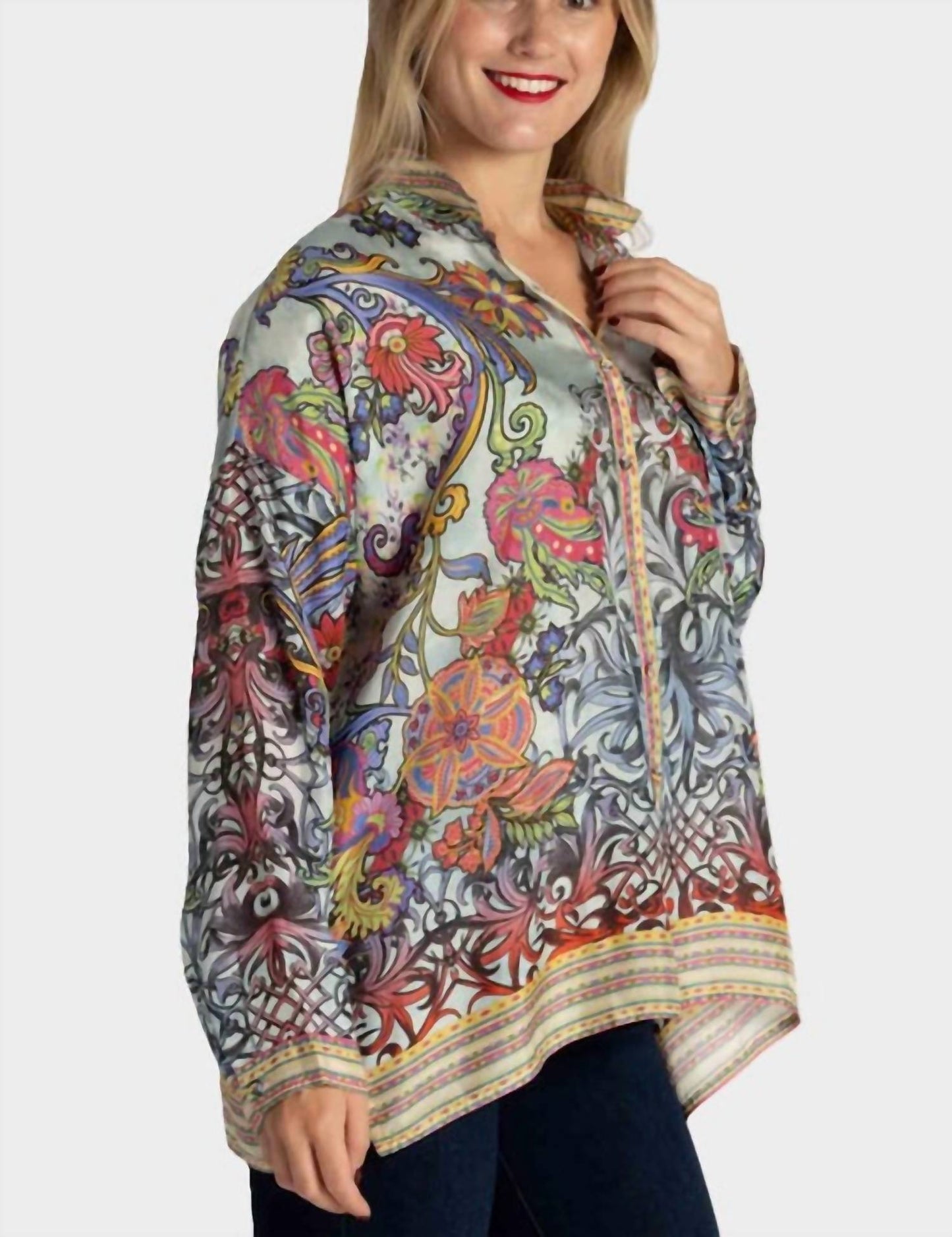 Johnny Was - AUDREY OVERSIZED BLOUSE