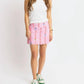 Karlie - Floral Vine Scallop Skirt